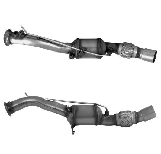 BM CATALYSTS Homologiert Diesel Kat für BMW 520d 2L Diesel | Euro 4 | OEM: 18307804611 Autoteile TRUST