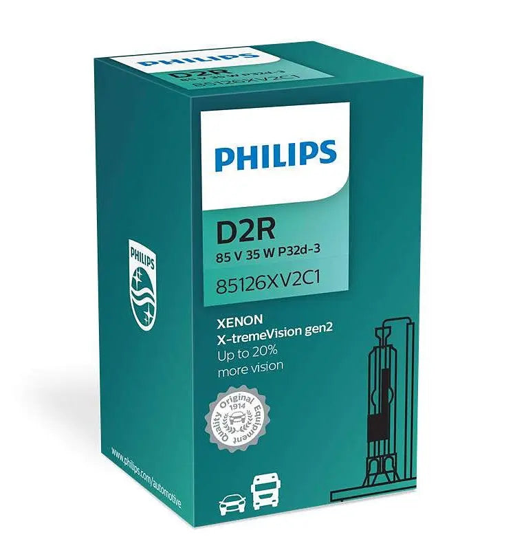 D2R 35W P32d-3 Xenon X-treme Vision +20% Philips Autoteile TRUST