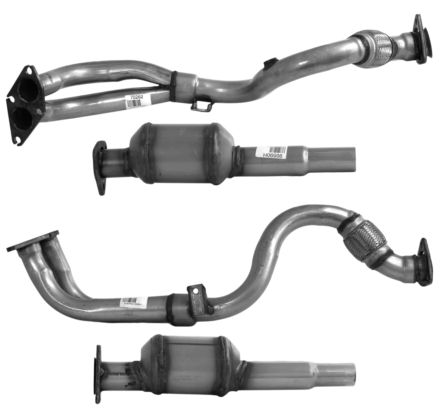 BM CATALYSTS Homologiert Benzin Kat für VOLKSWAGEN GOLF 1.6L Benzin | Euro 2 | OEM: Autoteile TRUST