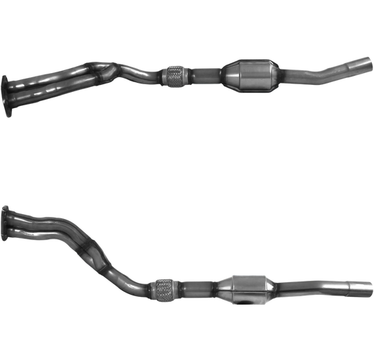 BM CATALYSTS Homologiert Benzin Kat für AUDI A4 1.8L Benzin | Euro 2 | OEM: 3B0253057BV Autoteile TRUST