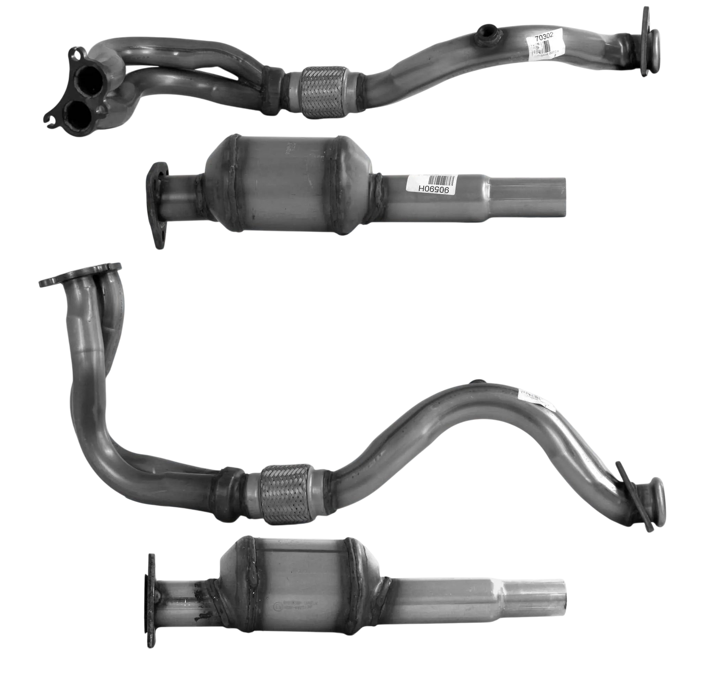 BM CATALYSTS Homologiert Benzin Kat für SITZ CÓRDOBA 1.6L Benzin | Euro 2 | OEM: 6K0253087Q Autoteile TRUST
