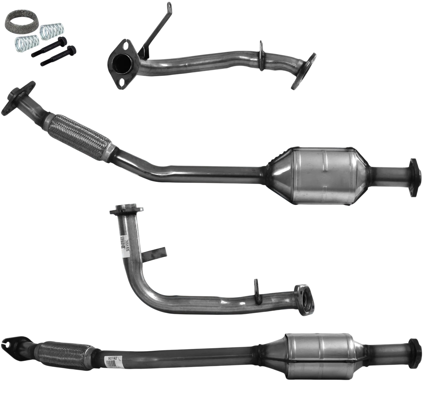 BM CATALYSTS Homologiert Benzin Kat für OPEL ASTRA F 1.6L Benzin | Euro 2 | OEM: Autoteile TRUST
