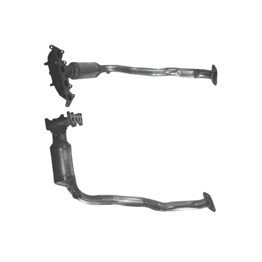 BM CATALYSTS Homologiert Benzin Kat für FIAT STILO 1.2L Benzin | Euro 4 | OEM: 46821591 Autoteile TRUST