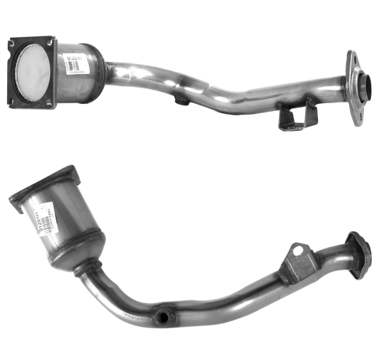 BM CATALYSTS Homologiert Benzin Kat für CITROEN C2 1.6L Benzin | Euro 3 oder 4 | OEM: 1609158880 Autoteile TRUST