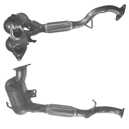 BM CATALYSTS Homologiert Benzin Kat für ALFA ROMEO 147 2L Benzin | Euro 3 | OEM: 46809274 Autoteile TRUST