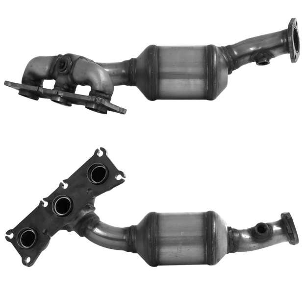 BM CATALYSTS Homologiert Benzin Kat für BMW 125i 3L Benzin | Euro 4 | OEM: 18407530570 Autoteile TRUST