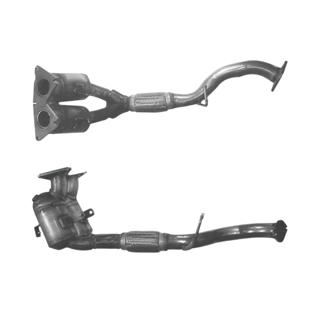 BM CATALYSTS Homologiert Benzin Kat für ALFA ROMEO 147 1.6L Benzin | Euro 3 oder 4 | OEM: 46823073 Autoteile TRUST