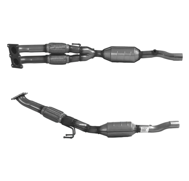 BM CATALYSTS Homologiert Benzin Kat für AUDI A3 1.6L Benzin | Euro 4 | OEM: 1K0254500BX Autoteile TRUST