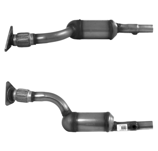 BM CATALYSTS Homologiert Benzin Kat für RENAULT CLIO 1.4L Benzin | Euro 4 | OEM: 8200276169 Autoteile TRUST
