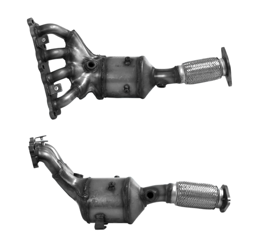 BM CATALYSTS Homologiert Benzin Kat für FORD FIESTA 1.25L Benzin | Euro 4 | OEM: 1624451 Autoteile TRUST