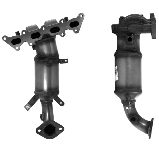 BM CATALYSTS Homologiert Benzin Kat für FIAT DOBLO 1.4L Benzin | Euro 4 | OEM: 51799772 Autoteile TRUST