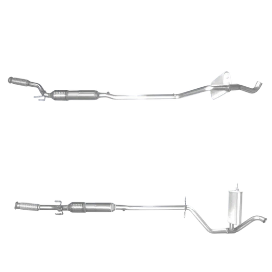 BM CATALYSTS Homologiert Benzin Kat für PEUGEOT 407 2.2L Benzin | Euro 3 | OEM: 1705TA Autoteile TRUST