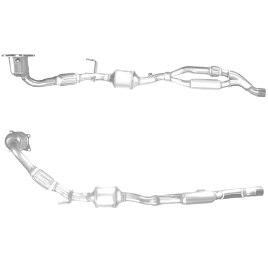 BM CATALYSTS Homologiert Benzin Kat für AUDI TT 2L Benzin | Euro 4 | OEM: 8J0254500DX Autoteile TRUST