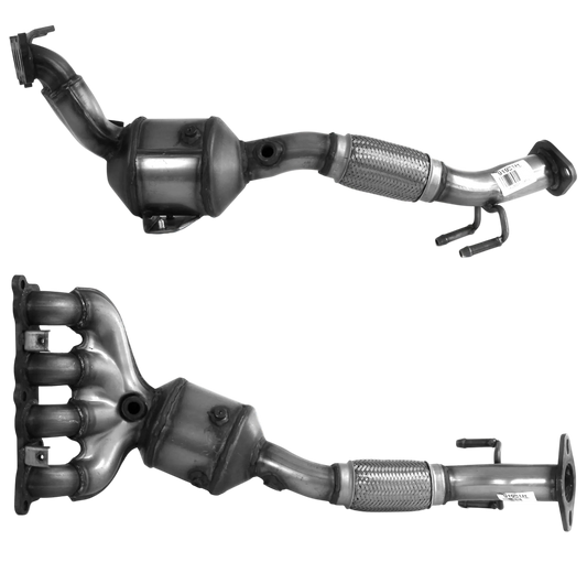 BM CATALYSTS Homologiert Benzin Kat für FORD C-MAX 1.6L Benzin | Euro 5 | OEM: 1684938 Autoteile TRUST