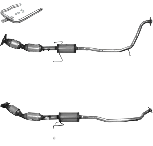 BM CATALYSTS Homologiert Benzin Kat für TOYOTA PRIUS 1.8L Benzin | Euro 5 | OEM: 1741037300 Autoteile TRUST