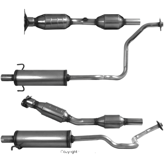BM CATALYSTS Homologiert Benzin Kat für TOYOTA PRIUS 1.5L Benzin | Euro 5 | OEM: 1741021490 Autoteile TRUST
