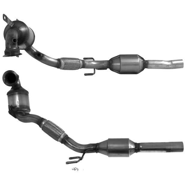 BM CATALYSTS Homologiert Benzin Kat für AUDI 2. Quartal 1.4L Benzin | Euro 6 | OEM: 3Q0254500NX Autoteile TRUST