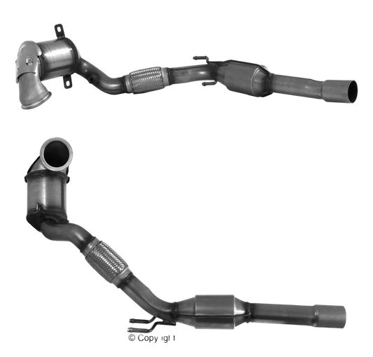 BM CATALYSTS Homologiert Benzin Kat für SKODA OCTAVIA 2L Benzin | Euro 6 | OEM: 5Q0254503JX Autoteile TRUST