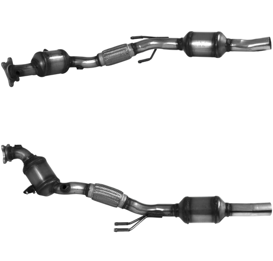 BM CATALYSTS Homologiert Benzin Kat für SKODA OCTAVIA 1.6L Benzin | Euro 5 | OEM: 5Q0254502QX Autoteile TRUST