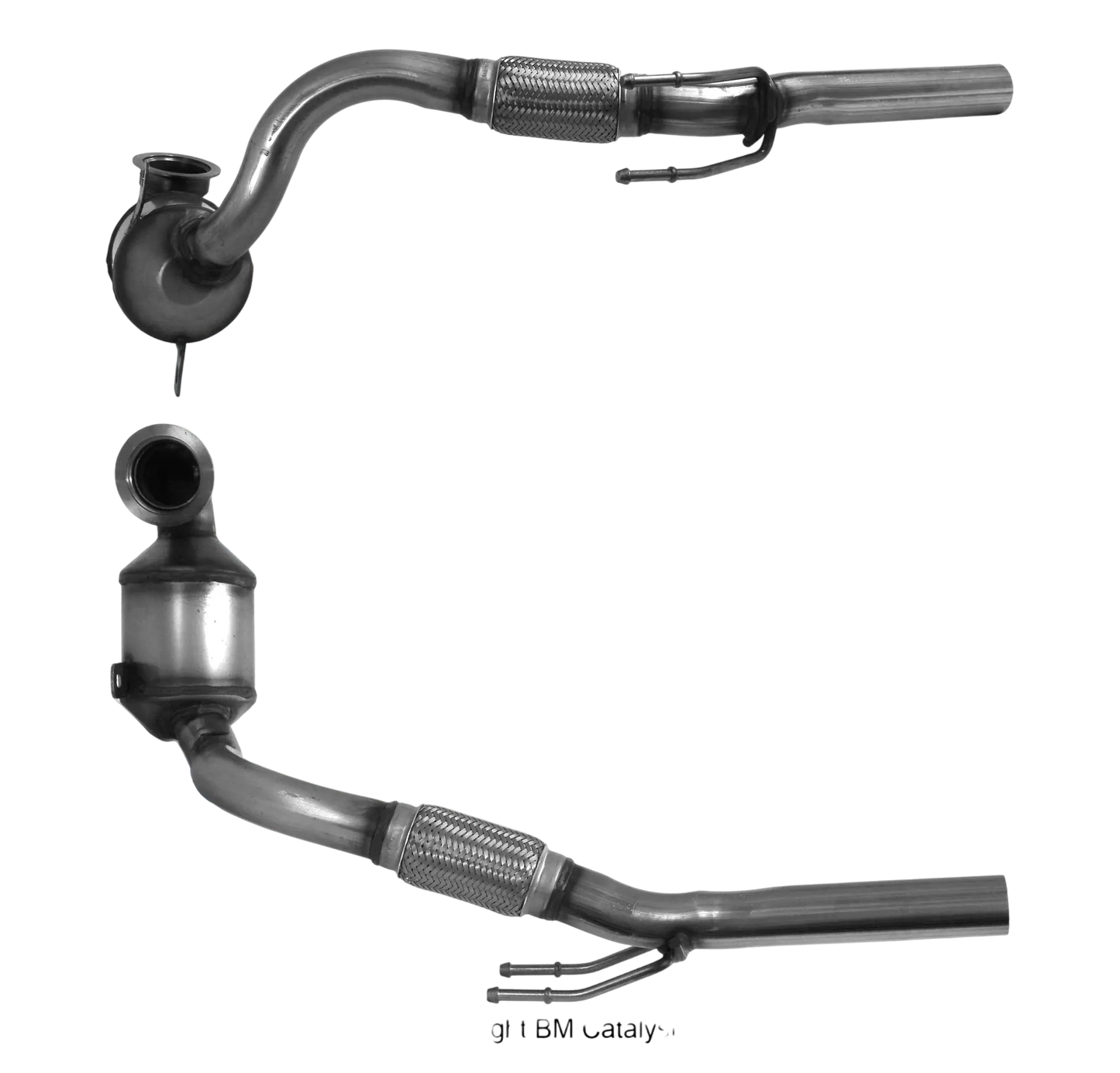 BM CATALYSTS Homologiert Benzin Kat für VOLKSWAGEN HOCH 1L Benzin | Euro 6 | OEM: 1S0254500CX Autoteile TRUST