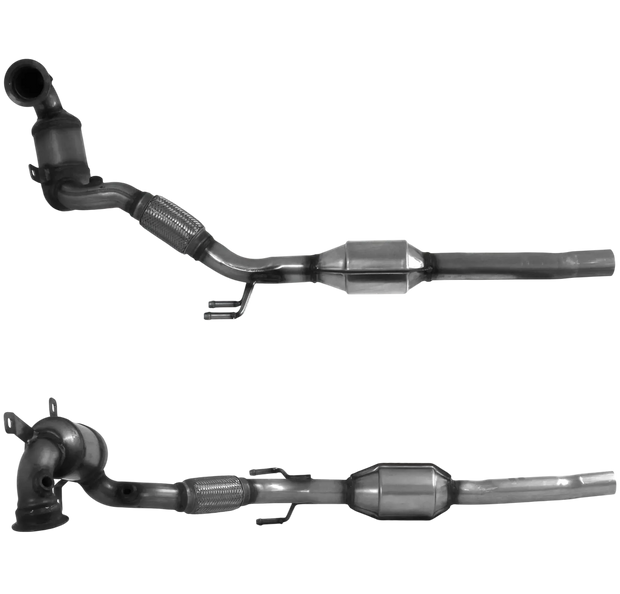 BM CATALYSTS Homologiert Benzin Kat für VOLKSWAGEN CADDIE 1L Benzin | Euro 6 | OEM: 2K0254500EX Autoteile TRUST