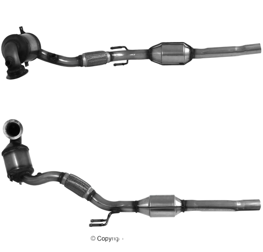 BM CATALYSTS Homologiert Benzin Kat für VOLKSWAGEN CADDIE 1.2L Benzin | Euro 6 | OEM: 2K0254500BX Autoteile TRUST