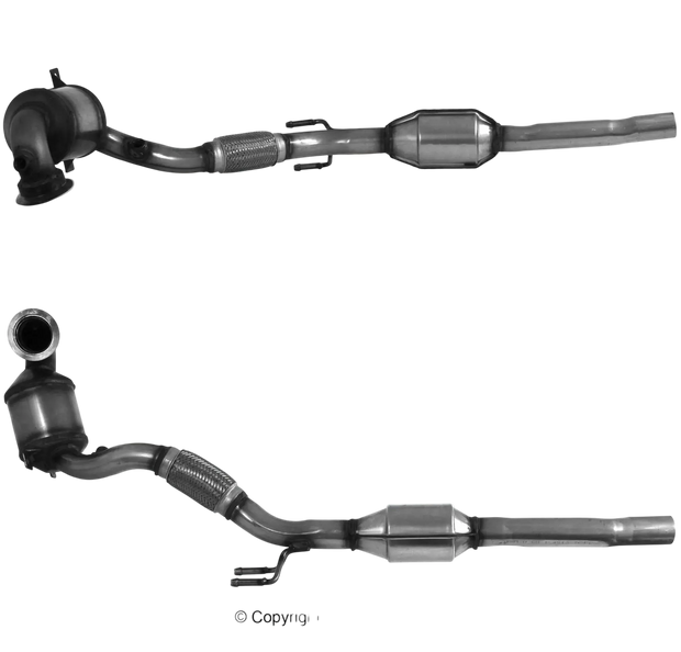 BM CATALYSTS Homologiert Benzin Kat für VOLKSWAGEN CADDIE 1.2L Benzin | Euro 6 | OEM: 2K0254500BX Autoteile TRUST