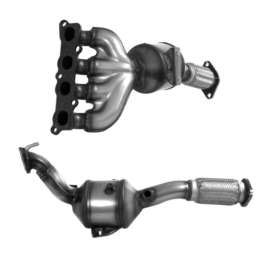 BM CATALYSTS Homologiert Benzin Kat für FORD FIESTA 1.4L Benzin | Euro 5 | OEM: 1684250 Autoteile TRUST