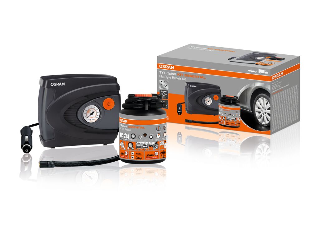TYREseal ESSENTIAL KIT Reifendichtmittel-Reparatursatz OSRAM Autoteile TRUST