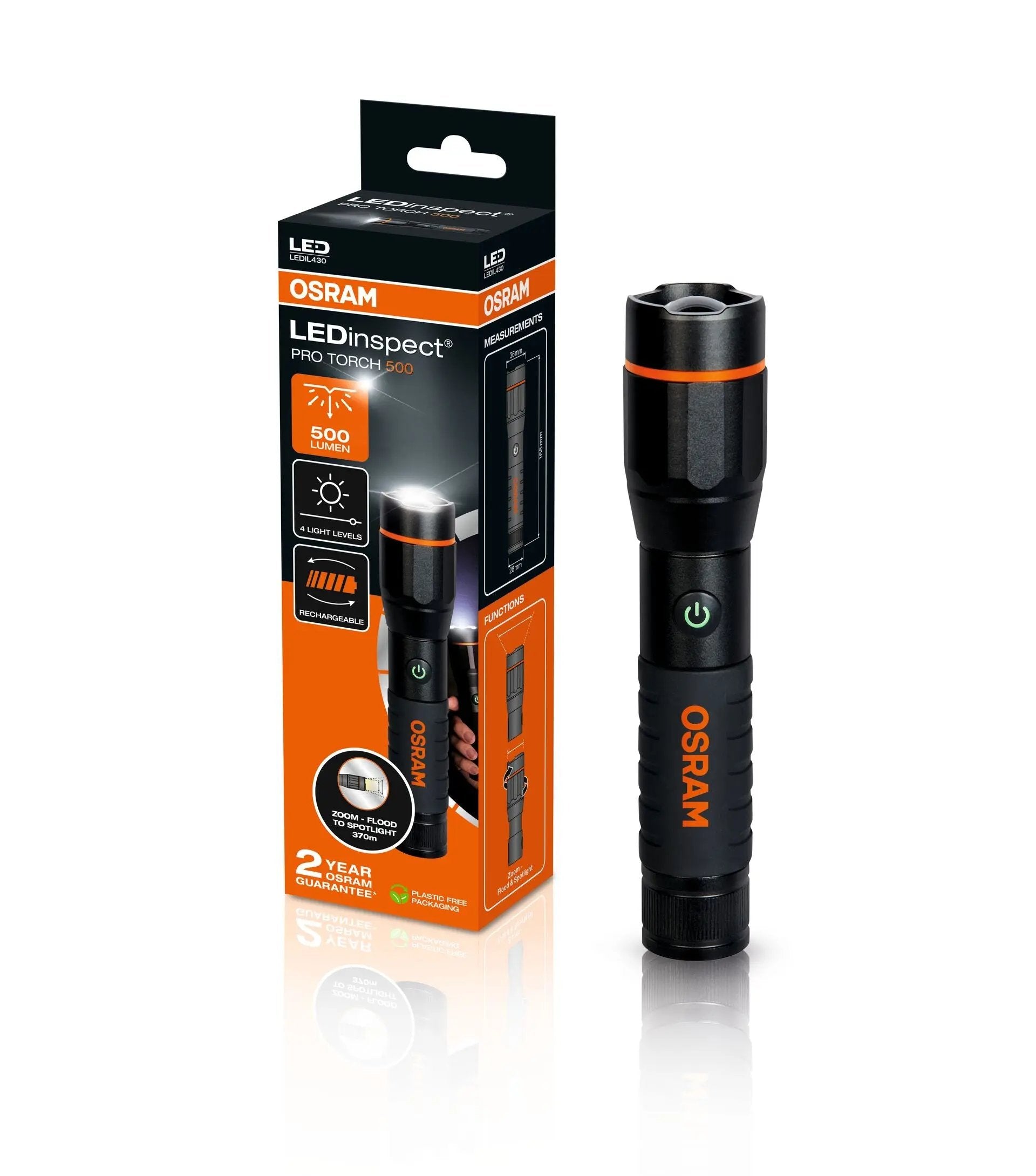 LEDinspect PRO TORCH 500  OSRAM 
