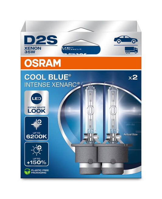 D2S 35W P32d-2 XENARC COOL BLUE INTENSE NextGen. 6200K +150% 2st. OSRAM Autoteile TRUST