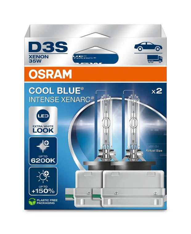 D3S 12V+24V 35W PK32d-5 XENARC COOL BLUE INTENSE NextGen. 6200K +150% 2st. OSRAM Autoteile TRUST