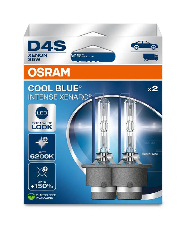 D4S 12V+24V 35W P32d-5 XENARC COOL BLUE INTENSE NextGen. 6200K +150% 2st. OSRAM Autoteile TRUST