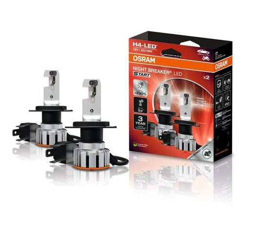 H4 NIGHT BREAKER LED START 230% StVZO-Konforme LED 2St. OSRAM Autoteile TRUST