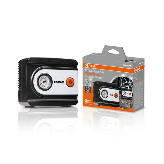 TYREinflate 611 ESSENTIAL Reifenpumpe mit Kabel 2 Jahre Garantie  OSRAM 