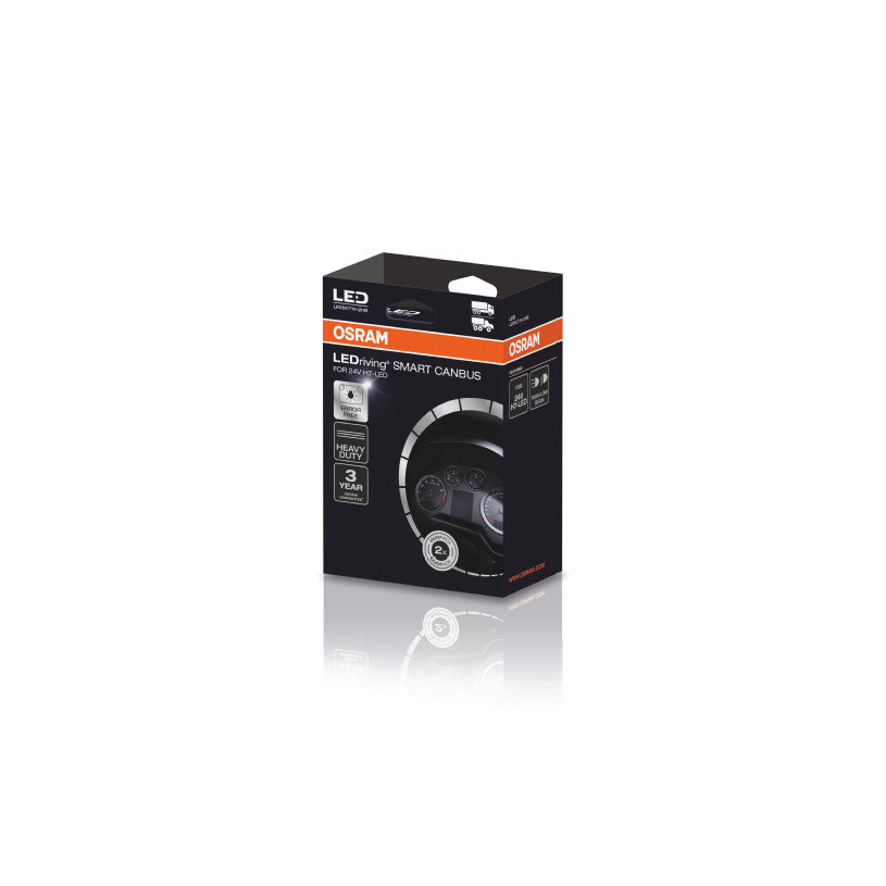 LEDriving 24V Smart Canbus Lastwiderstand für H7 Nachrüstlampe Typ 10 2St. OSRAM Autoteile TRUST