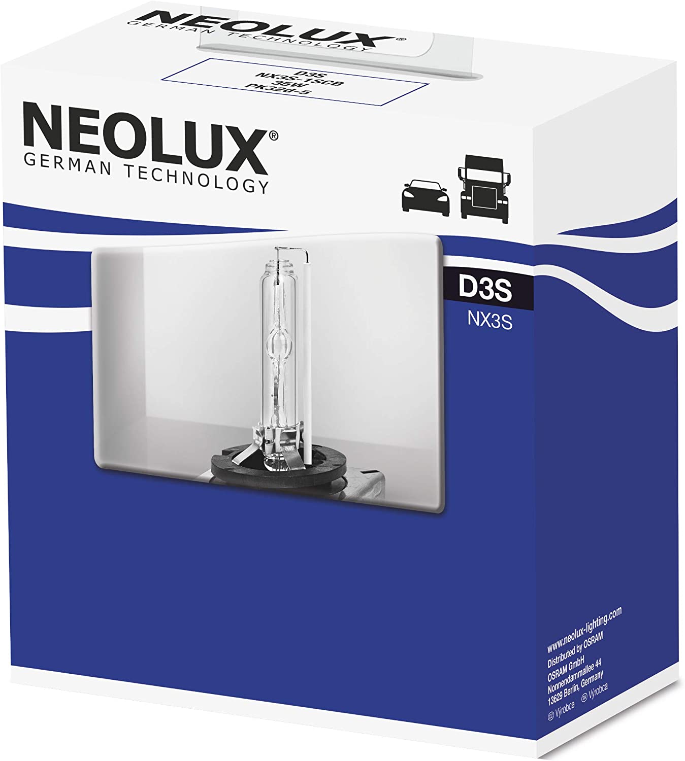 D3S 35W PK32D-5 Xenon Softcover Box NEOLUX Autoteile TRUST