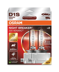 D1S 35W XENARC® NIGHT BREAKER® 220 3 Jahre Garantie* 2 St. OSRAM Autoteile TRUST