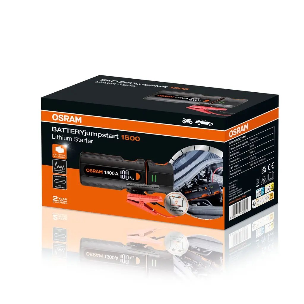 BATTERYjumpstart 1500 BATTERYjumpstart 1500 OSRAM Autoteile TRUST