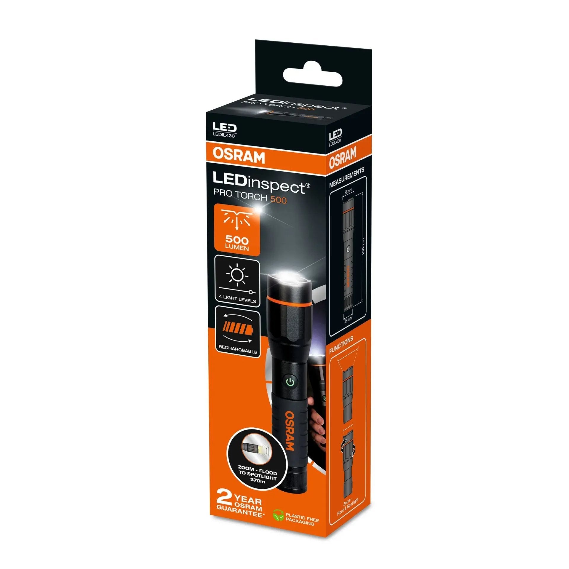 LEDinspect PRO TORCH 500  OSRAM 