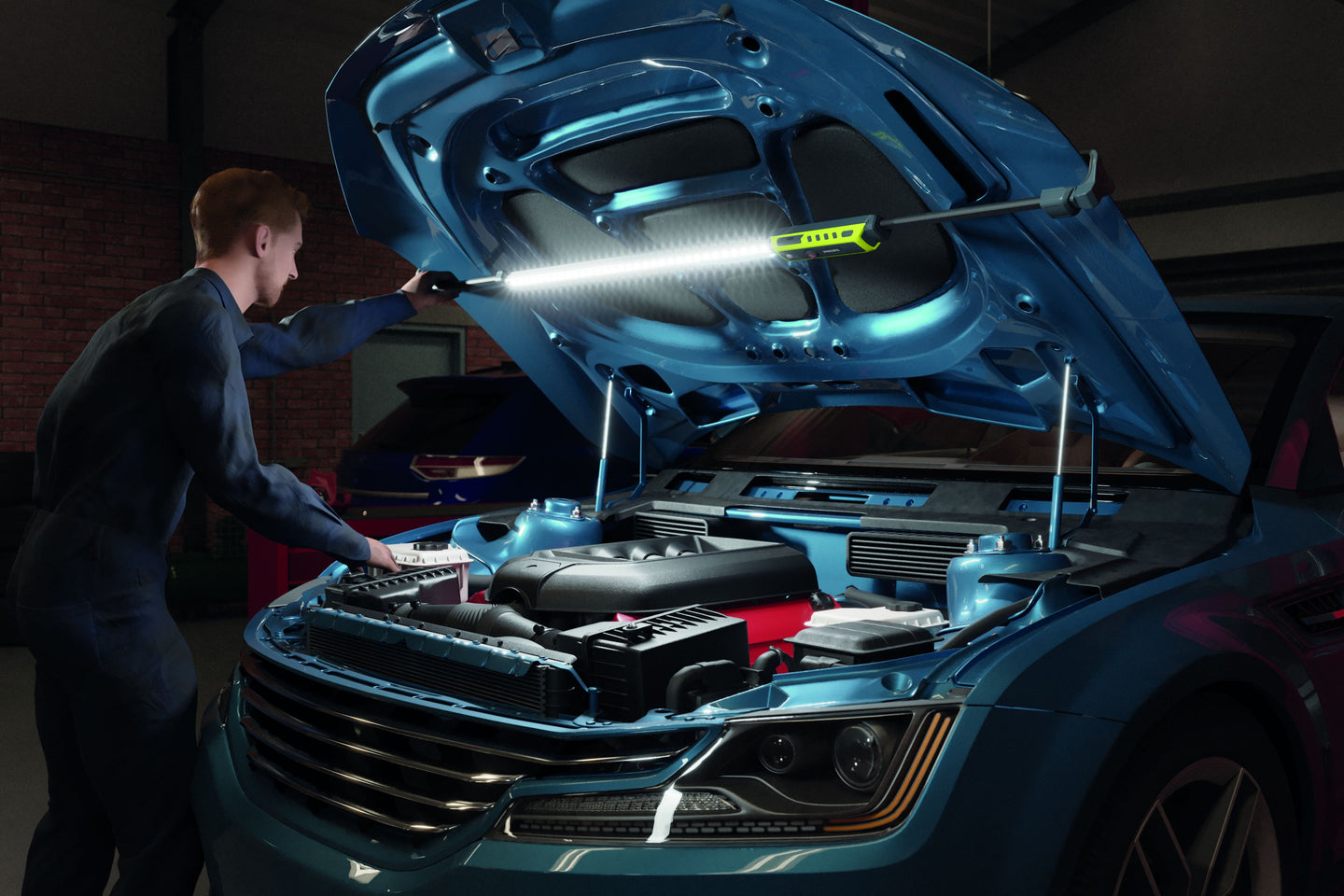 LED Motorhaubenlampe mit Bewegungserkennung Xperion 6000 Philips Autoteile TRUST