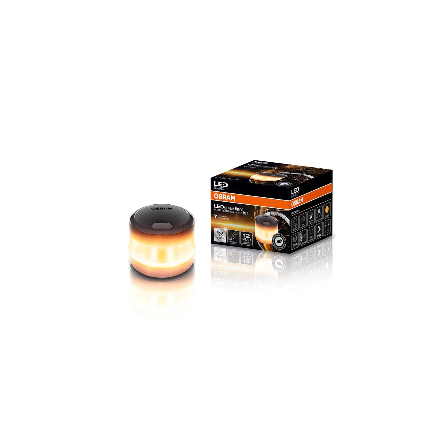 LEDGuardian Road Flare V16 IoT Warn- und Sicherheitsleuchte  OSRAM 
