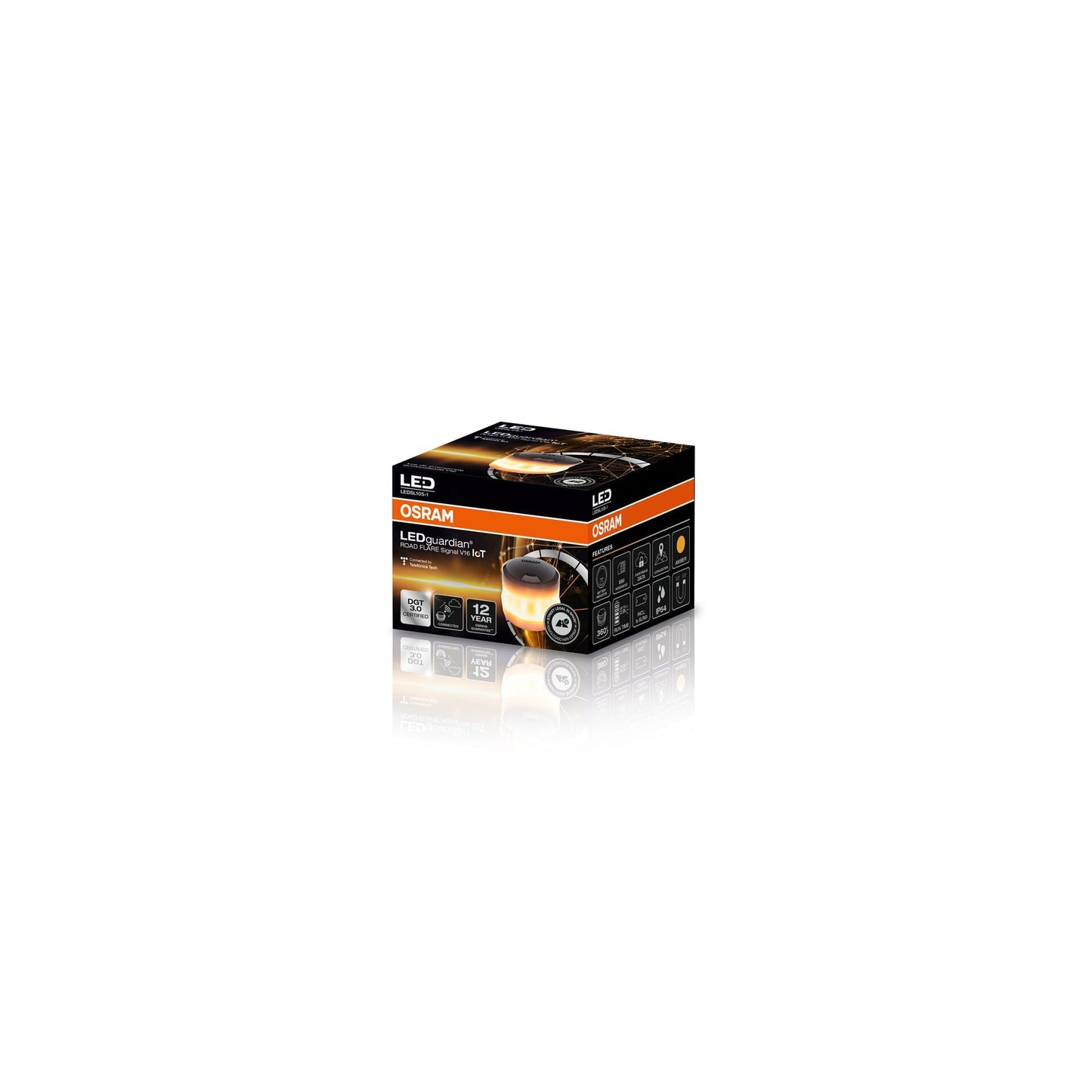 LEDGuardian Road Flare V16 IoT Warn- und Sicherheitsleuchte  OSRAM 