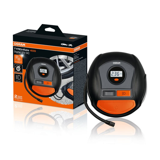 TYREinflate 400 Schnelle Reifenpumpe mit Kabel 2 Jahre Garantie OSRAM Autoteile TRUST