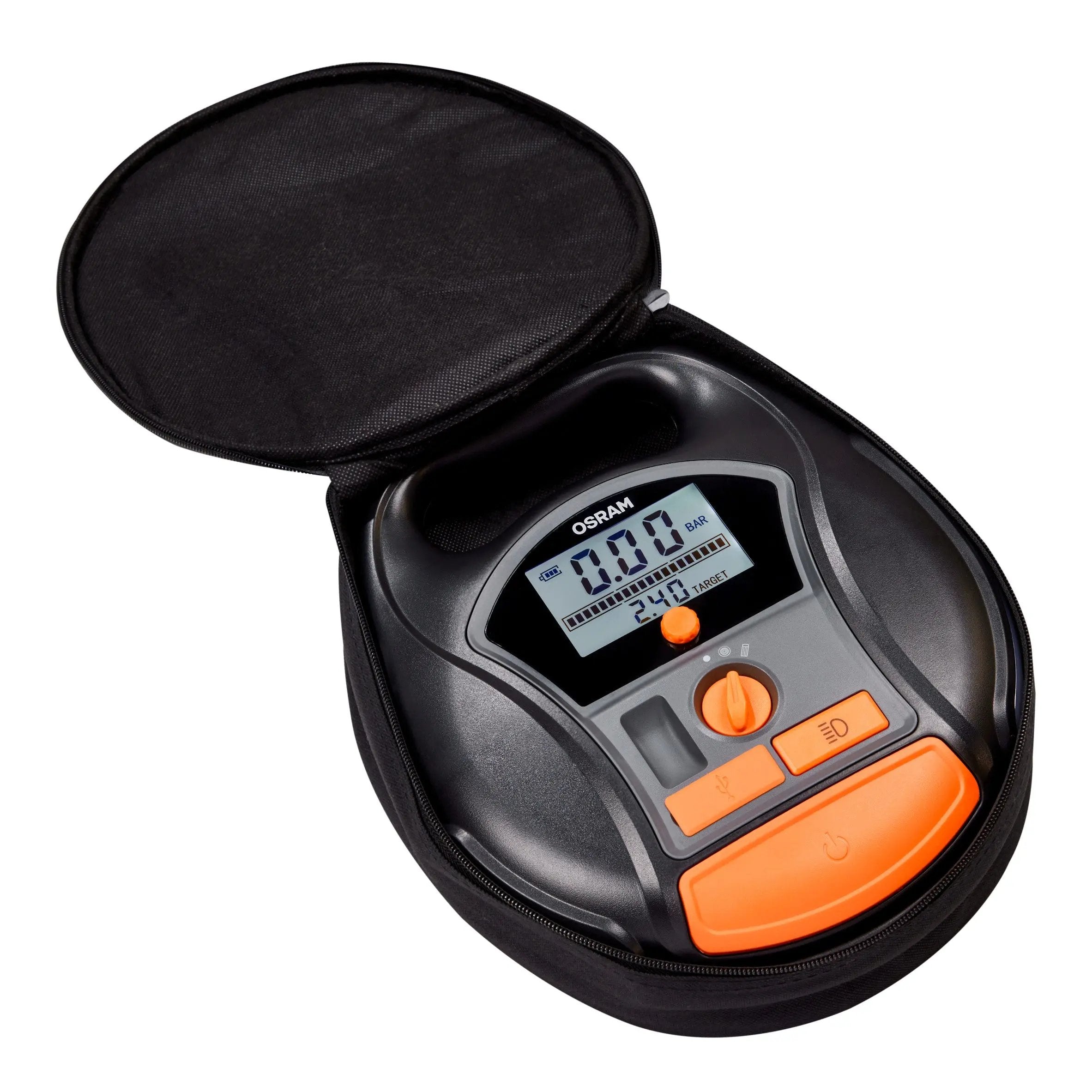 TYREinflate 6000 Schnelle Reifenpumpe wiederaufladbar 2 Jahre Garantie OSRAM Autoteile TRUST